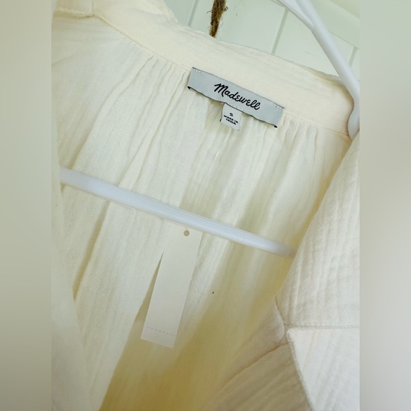 Madewell Size Small NWTs Cotton Swim Coverup - Picture 9 of 10